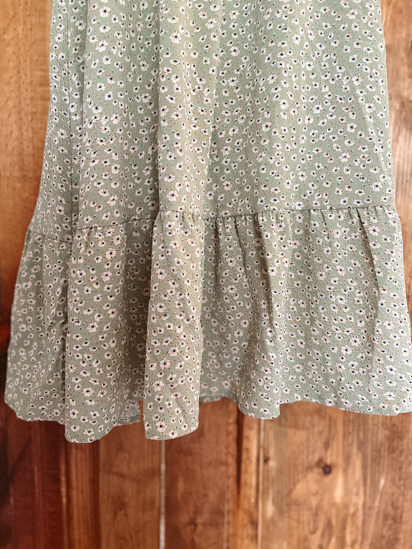 Smocked Midi Dress