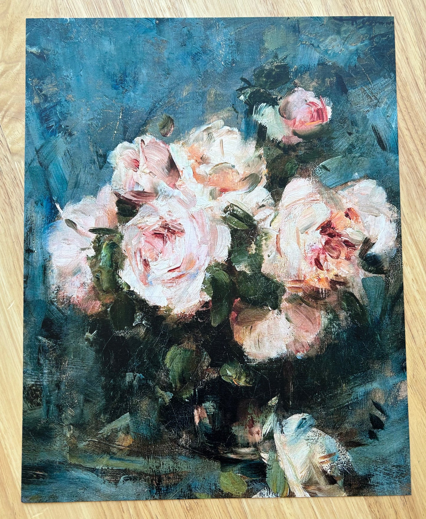 Vintage Rose Print 11x14