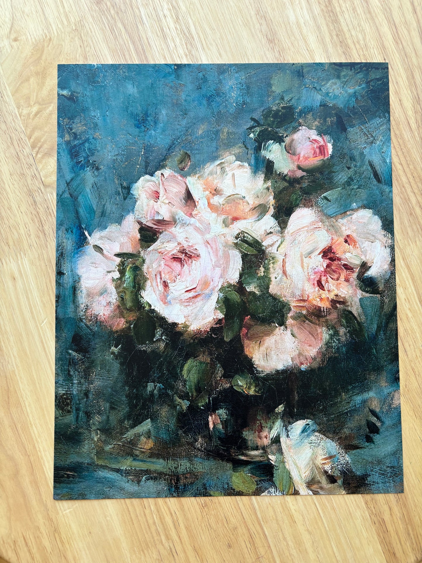 Vintage Rose Print 11x14