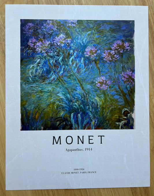 Monet Print 11x14