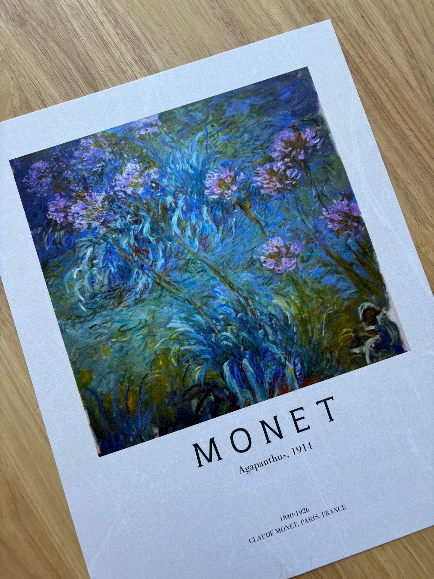 Monet Print 11x14