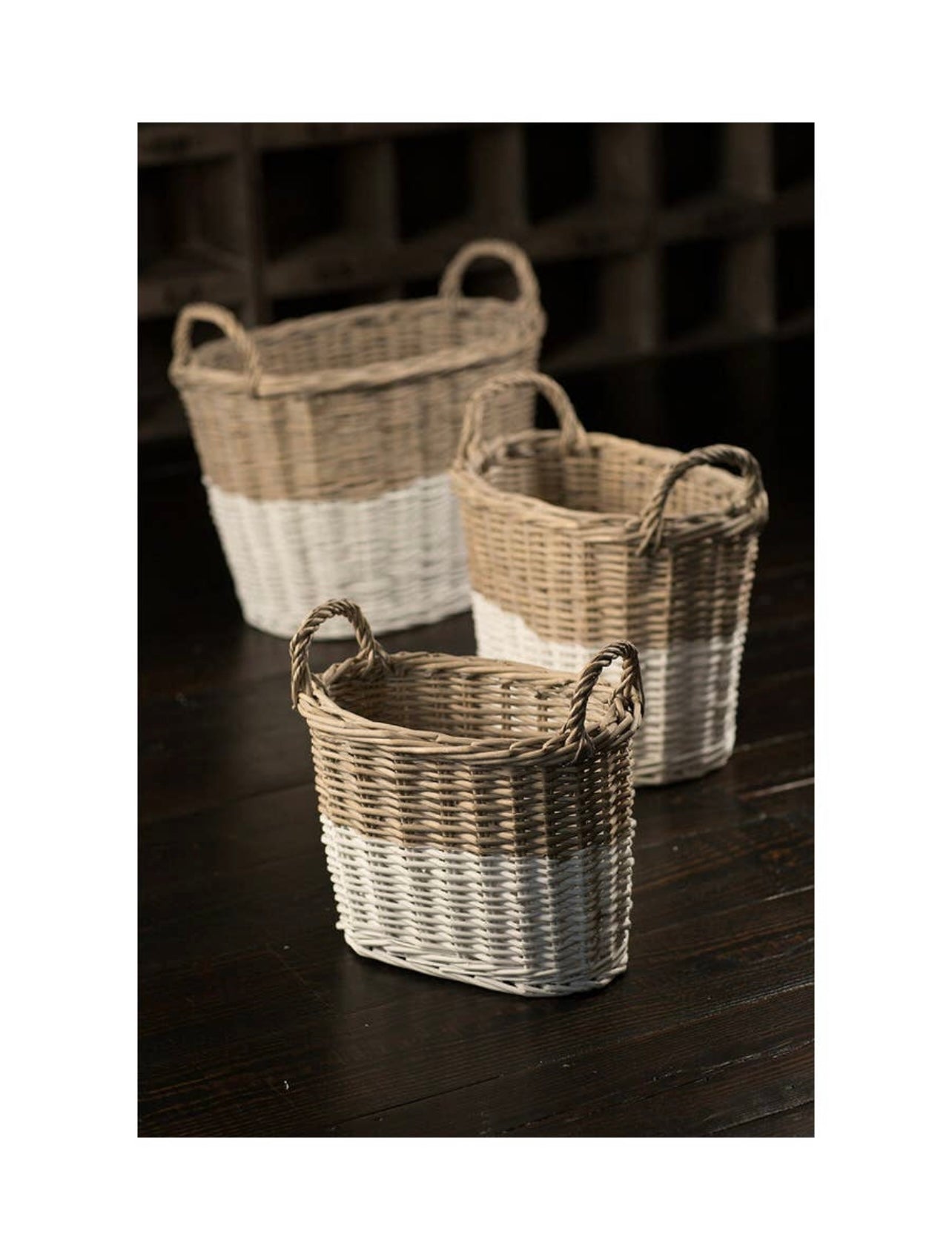 Oval Willow Basket - Medium