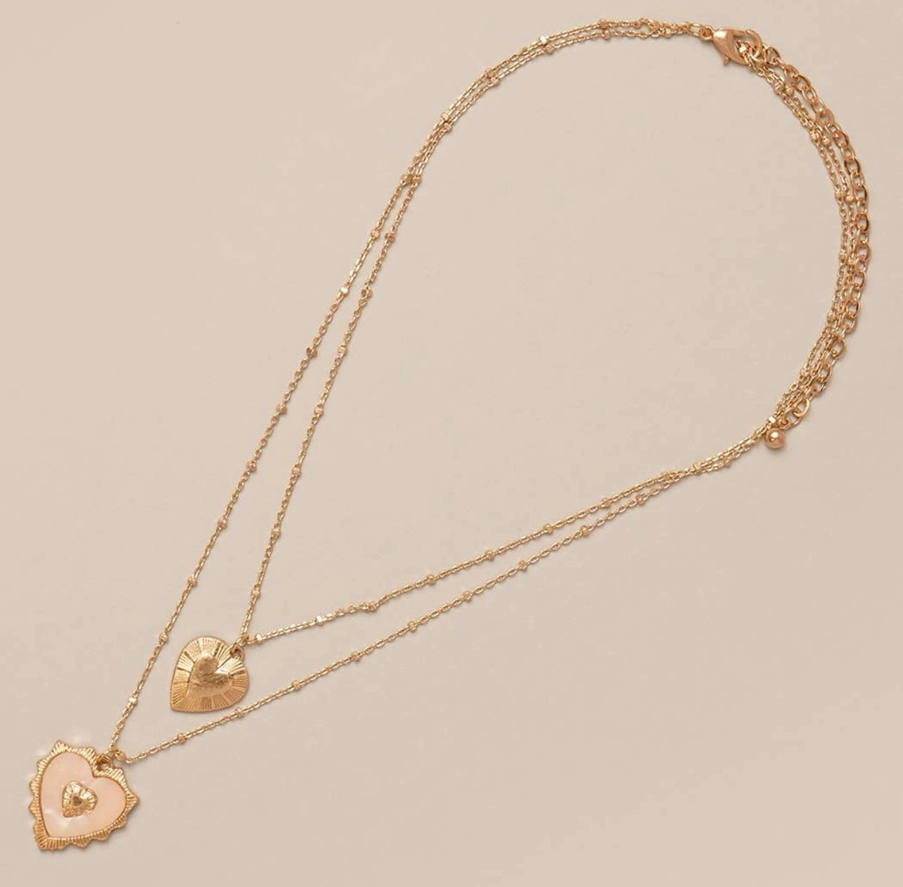 You Have My Heart Necklace - Pink