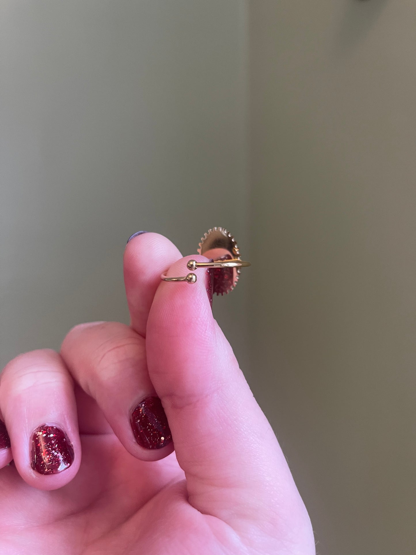 Turquoise Enamel Ring