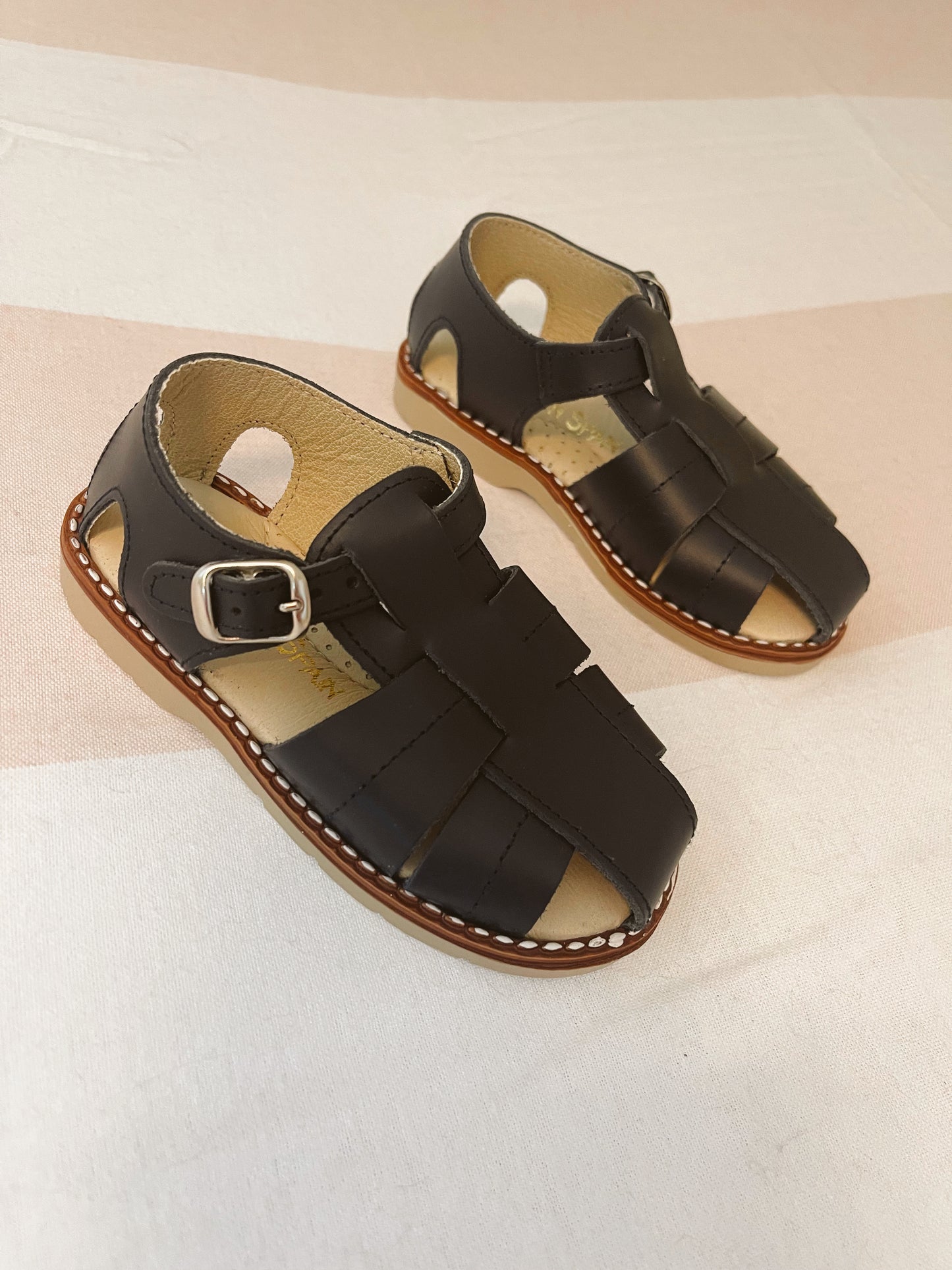 Classic Strap Sandal - Navy