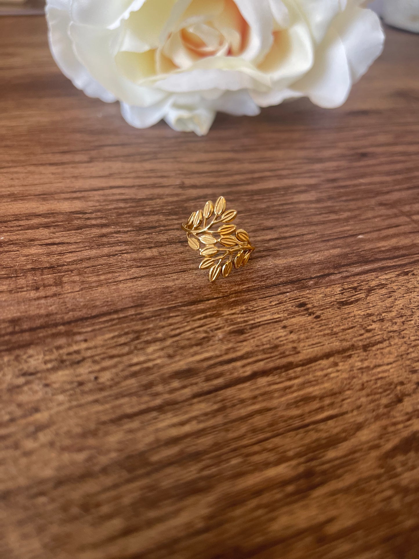 Golden Branch Ring