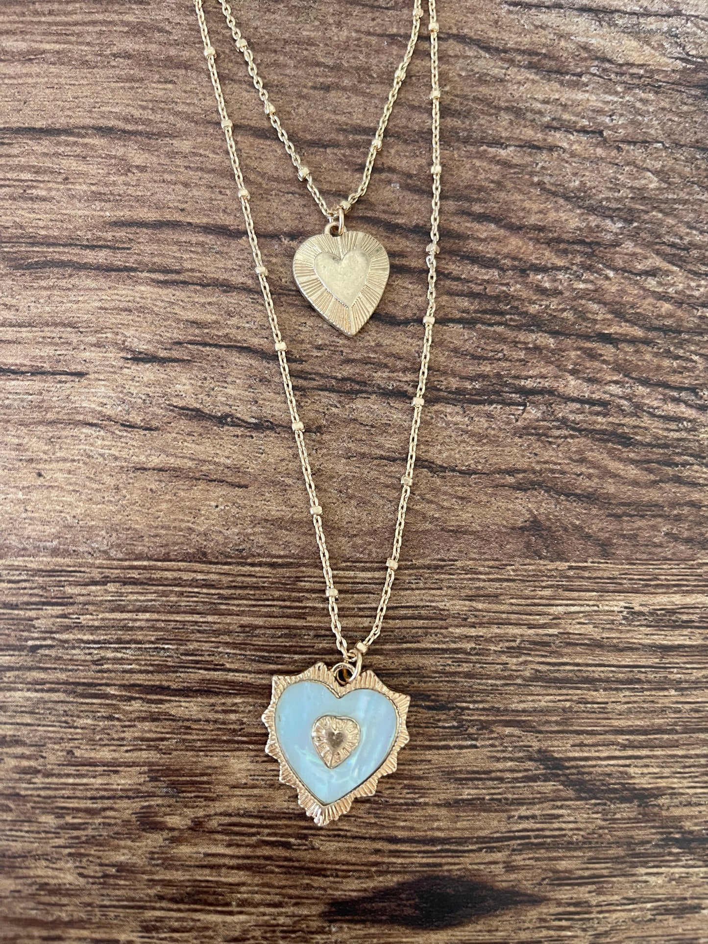 You Have My Heart Necklace - Blue